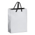 Papierowa torba prezentowa 18 x 8 x 24 cm 200 g/m² Srebrny LT91515-N0005  thumbnail