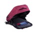 Plecak chroniący przed kieszonkowcami, przegroda na laptopa 15" i tablet 10", ochrona RFID czerwony V0767-05 (3) thumbnail