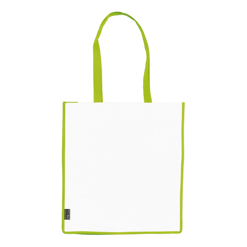 Torba non-woven 75g/m² Biały / jasnozielony LT91479-N0132 (1)