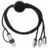 Kabel do ładowania 4w1, podświetlany INGE Czarny 3494503 (1) thumbnail