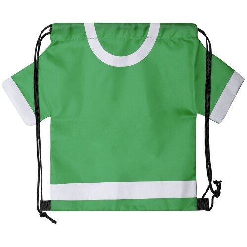 Worek ze sznurkiem "koszulka kibica", rozmiar dziecięcy zielony V8173-06 