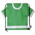 Worek ze sznurkiem "koszulka kibica", rozmiar dziecięcy zielony V8173-06  thumbnail