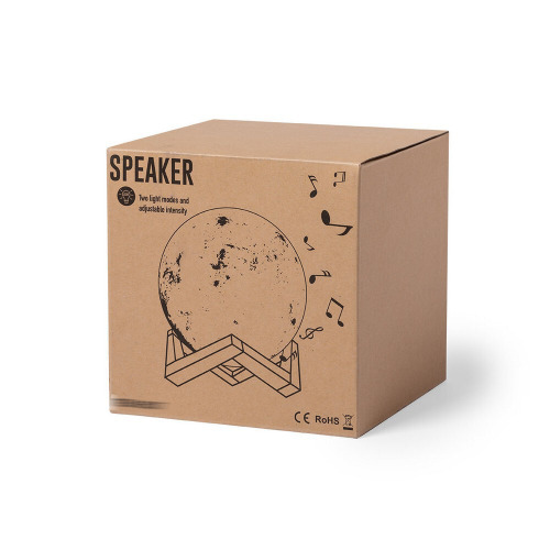 Głośnik bezprzewodowy 3W "księżyc", lampki LED Biały V0395-02 