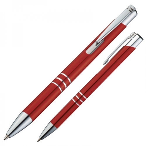 Długopis metalowy ASCOT czerwony 333905 (1)