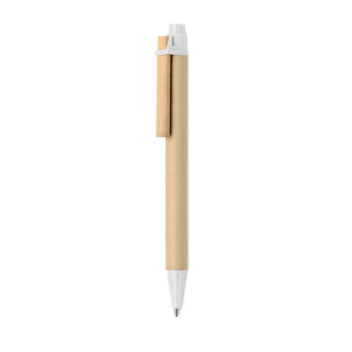 Długopis eko papier/kukurydza biały MO6119-06 (1)