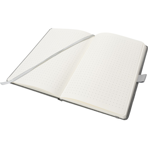 Notatnik A5 w kropki z papieru z recyklingu AGNESE Szary 2179907 (1)