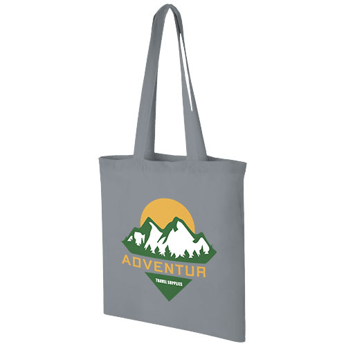 Torba bawełniana Carolina 100 g/m² Szary 11941115 (1)