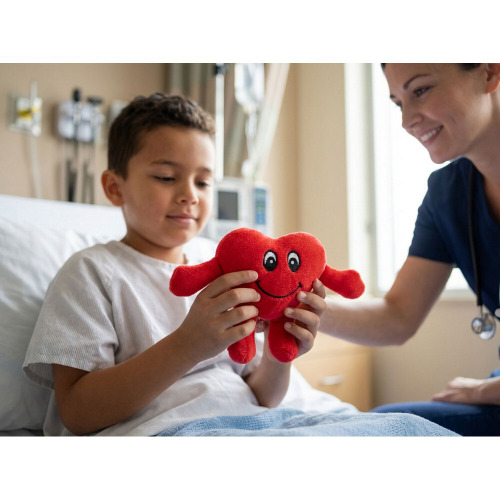 Pluszowe serce | Anmara Czerwony HE858-05 (2)