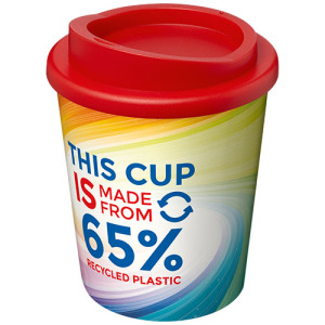 Brite-Americano® Eco izolowany kubek o pojemności 250 ml Czerwony
