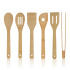 Zestaw bambusowych akcesoriów kuchennych w stojaku, 6 el. | Reese Drewno V0904-17 (5) thumbnail