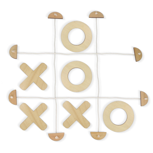 InSideOut Giant Tic Tac Toe Drewniany / drewniany LT57407-N9393 