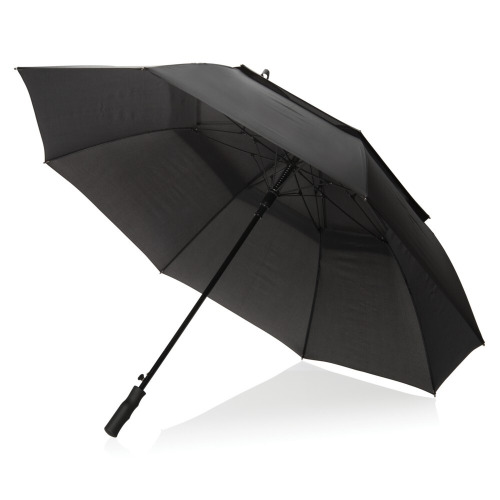 Sztormowy parasol automatyczny 30" Swiss Peak Tornado Czarny P850.120 