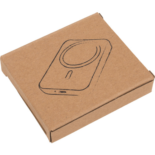 Power bank 5000 mAh z ładowarką indukcyjną WELS Biały 436606 (9)