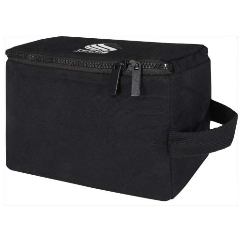 Organizer na przybory toaletowe z materiałów recyklingowanych Pack 500 g/m² Aware™  Czarny 12074690 (1)