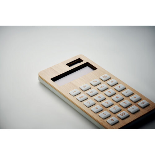 12-cyfrowy kalkulator, bambus drewna MO6216-40 (4)
