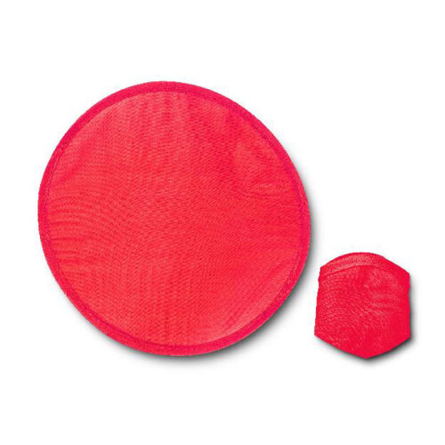 Nylonowe, składane frisbee czerwony IT3087-05 (2)