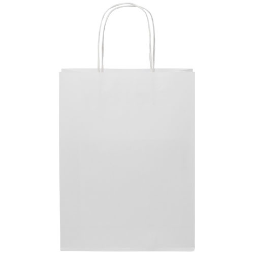 Torba z papieru Kraft ze skręconymi uchwytami – 24 x 9 x 32 cm Biały 1ZM00701 (2)