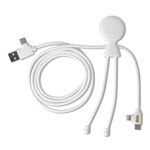 2090 - Długi kabel do ładowania Xoopar Mr Bio + adapter z wtyczką UK Biały LT41026-N0001 (2)