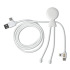 2090 - Długi kabel do ładowania Xoopar Mr Bio + adapter z wtyczką UK Biały LT41026-N0001 (2) thumbnail