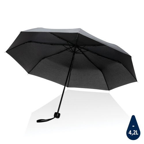 Mały parasol automatyczny 21" Impact AWARE rPET czarny P850.581 
