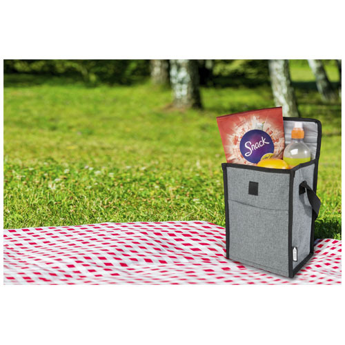 Torba termoizolacyjna Reclaim mieszcząca 4 puszki, wykonana z plastiku PET z recyklingu Szary melanż 12061780 (8)