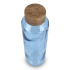 Butelka InSideOut z recyklingowanego szkła ReuuZ z drewnianym korkiem 650 ml Transparentny / jasnoniebieski LT57013-N0412 (3) thumbnail