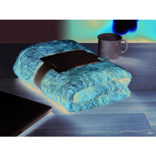 Koc ze sztucznego futra Brązowy MO9362-01 (3)