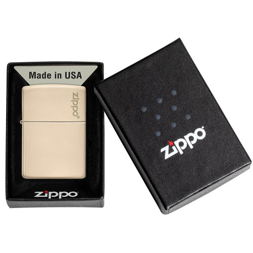 Zapalniczka Zippo Classic z logo Flat Sand ZIP60005824 (3)