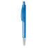 Przyciskany długopis przezroczysty niebieski MO8813-23  thumbnail