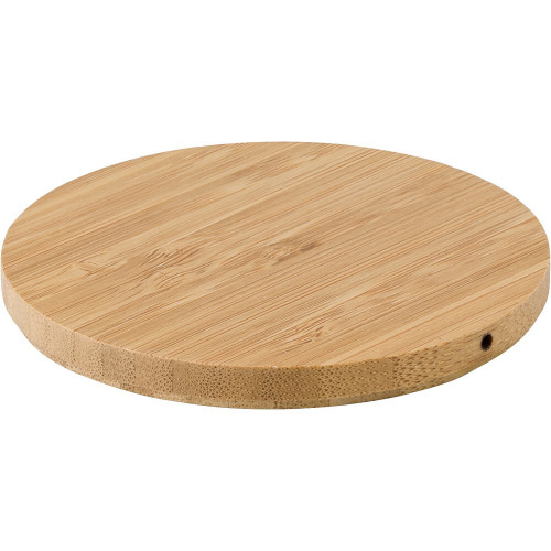 Bambusowa ładowarka bezprzewodowa Jasnobrązowy V0324-18 (4)