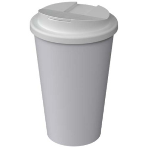 Kubek termiczny Americano® Infiniti o pojemności 350 ml z pokrywką zapobiegającą rozlewaniu się napoju Jasny szary