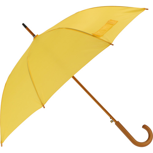 Parasol automatyczny drewniany Ø105 cm NANCY żółty 513108 (1)