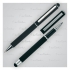 Zestaw piśmienny długopis i pióro kulkowe soft touch CLAUDIE Czarny B0401201IP303  thumbnail