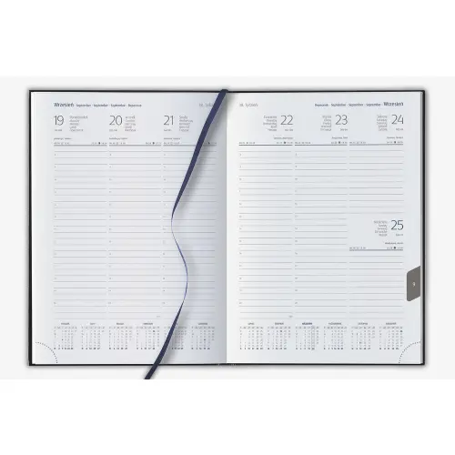 Kalendarz książkowy A4 tygodniowy Classic Bright Granatowy OGKK921T-A4GRN (1)
