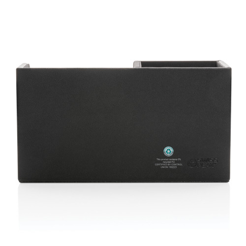 Organizer na biurko, PU z recyklingu Black P300.221 (4)