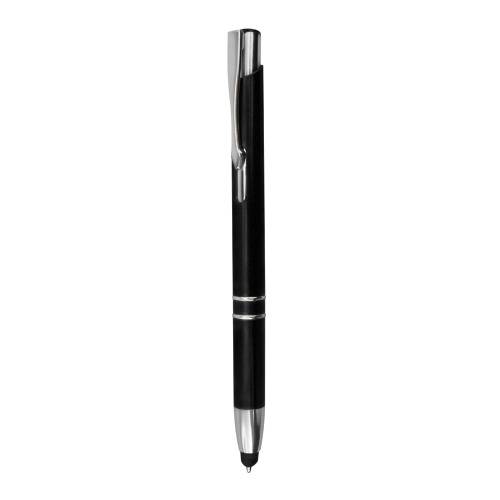 Plastikowy długopis z touchpenem / Strix Czarny IP13148011 