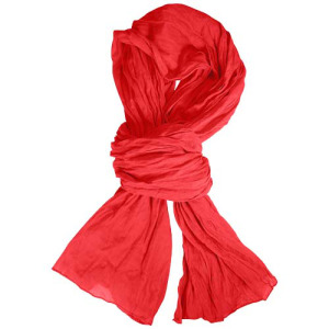 Citizen Green Lawrence chusta o wymiarach 110 x 200 cm Czerwony