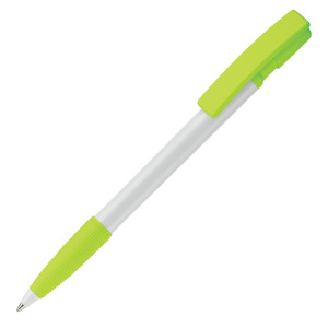 Długopis Nash Grip Biały / jasnozielony