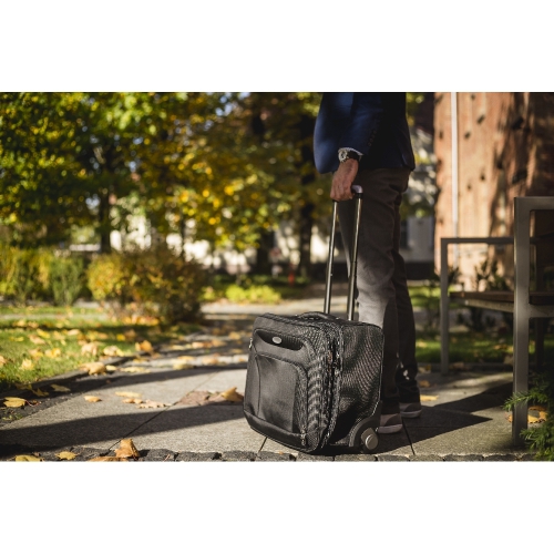 Walizka, torba podróżna na kółkach, torba na laptopa czarny V8995-03 (9)