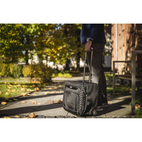 Walizka, torba podróżna na kółkach, torba na laptopa Czarny V8995-03 (9)