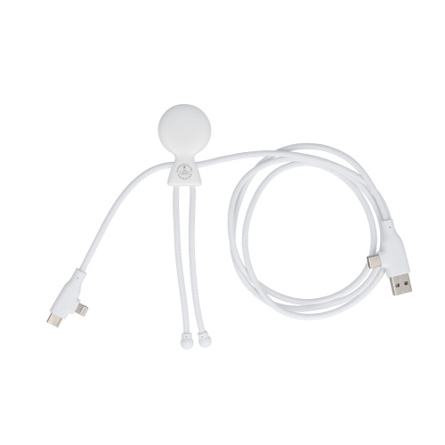 Xoopar Mr. Bio Long 60 W PD kabel do ładowania 1.2 metra Biały LT41024-N0001 (1)