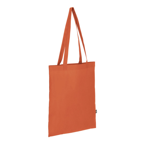 R-PET Torba transportowa z długimi uchwytami z włókniny 38 x 42 cm 75 g/m² Pomarańczowy LT91328-N0026 (2)
