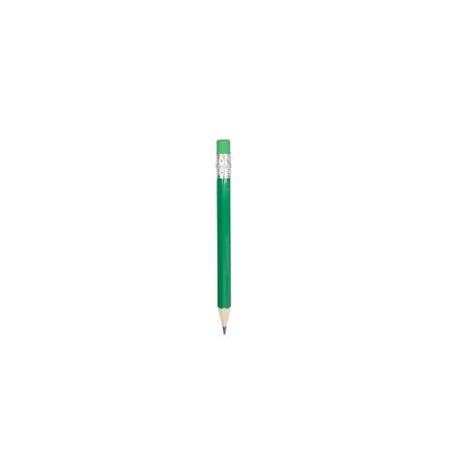 Mini ołówek, gumka zielony V1697-06 