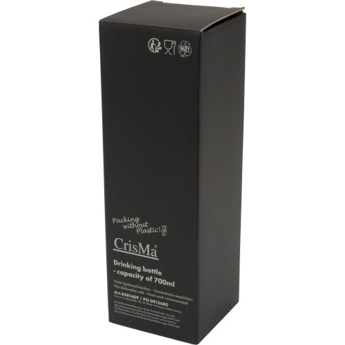 Butelka ze stali z recyklingu 700 ml CrisMa VERENA Szary 8481607 (10)