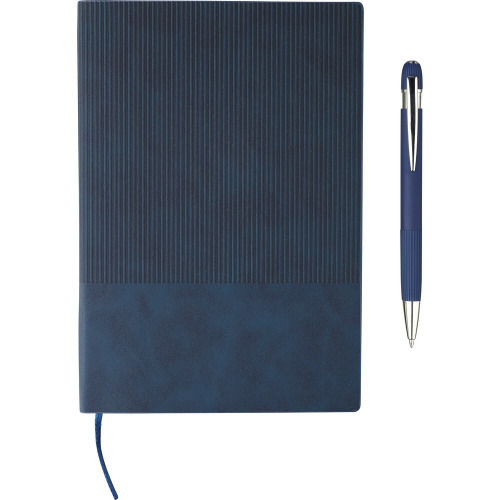 Notatnik ok. A5 z długopisem Niebieski VA590-11 (5)