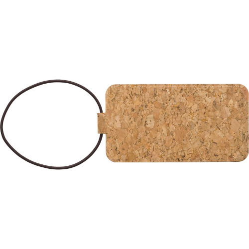 Korkowa zawieszka do bagażu Brązowy V1513-16 (1)