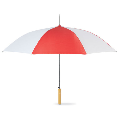 Dwukolorowy parasol czerwony KC3085-05 