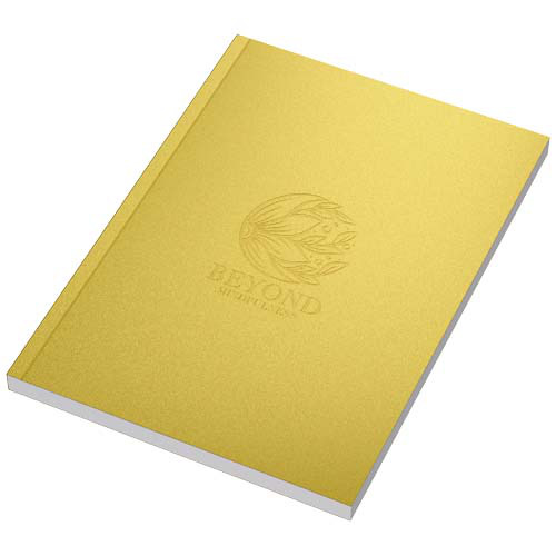 Notatnik Novella Austen A5 w miękkiej okładce Złoty 21298144 (1)