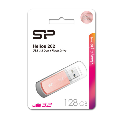 Pendrive Silicon Power HELIOS 202, 3.2 Gen 1, 256GB różowy EG833811 128GB (1)