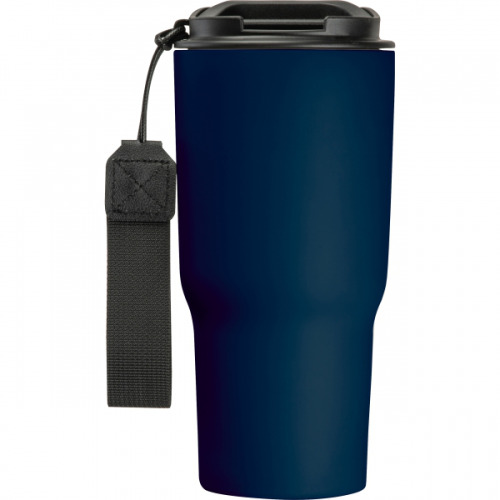 Kubek termiczny 550 ml ze stali z recyklingu DANA Granatowy 8523944 (6)